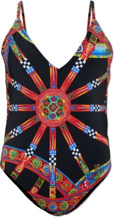 Dolce & Gabbana Costume Intero Carretto - - Swimwear - Donna - Nero - L