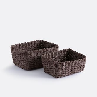 La Redoute Interieurs Set van 2 manden van papierkoord, Alano