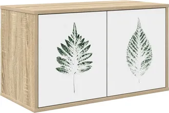 vidaXL Mueble De Tv Montado En La Pared Hanau 69 X 33 X 40 Cm Vidaxl