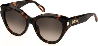 Just Cavalli SJC033 0829 Womens Sunglasses Tortoiseshell Size 55