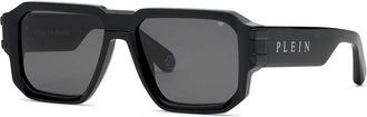 Philipp Plein SPP230 700K Mens Sunglasses Black Size 58