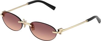 Tiffany & Co. TF3119D Asian Fit 62408D Mens Sunglasses Gold Size 56