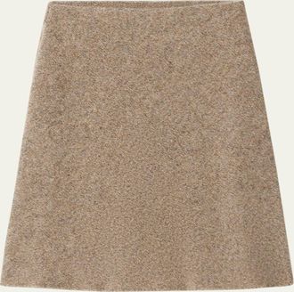 Miu Miu Wool A-Line Skirt