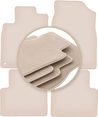 OEM Alfombrillas Premium Beige Para: Honda Civic X Hatchback 2017