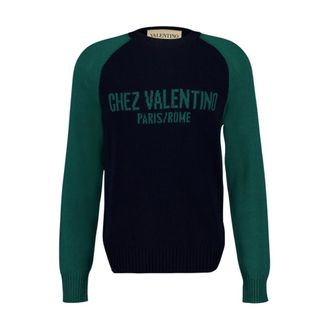 Valentino Garavani Truien & Vesten, Heren, Veelkleurig, XL, Wol, Chez Sweater