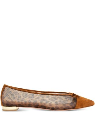 Aquazzura leopard-print flats - Brown