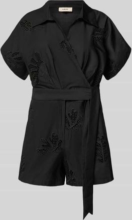 Suncoo Jumpsuit in Wickel-Optik Modell TRACY in Black, Gr&ouml;&szlig;e XL