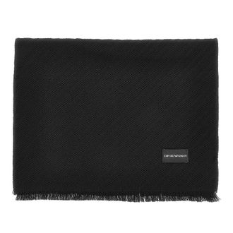 Emporio Armani Jacquard wool scarf Man One Size