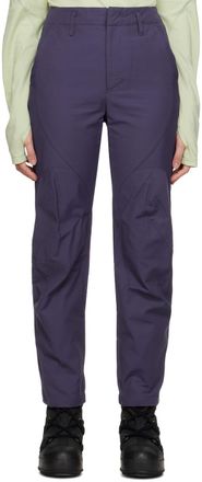 Brunello Cucinelli Womens Wide Lilac Trousers In Linen Blend