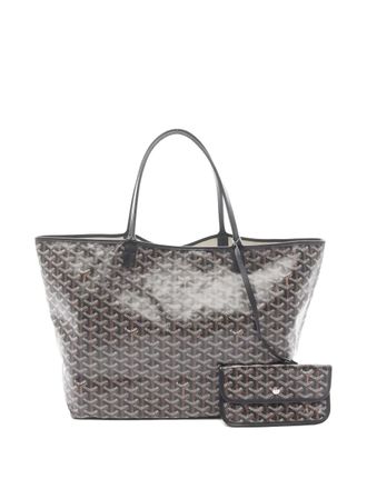 Goyard 2010s Saint Louis GM handbag - women - Leather/Canvas - One Size - Black