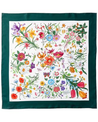 Gucci Printed Silk Twill Scarf