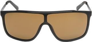 Guess Shield Sunglasses in Matte Black /Brown at Nordstrom Rack