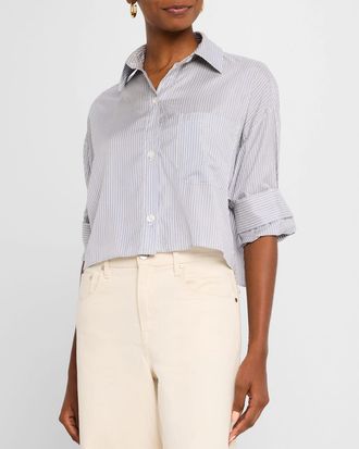 TWP Next Ex Striped Button-Front Shirt