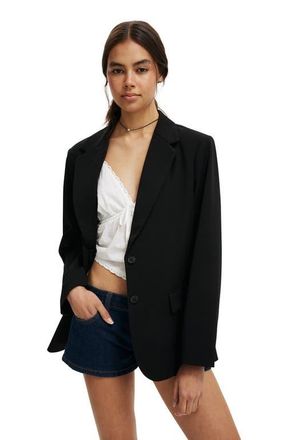 Cotton On Womens Lolita Blazer in Black at Nordstrom, Size Xx-Small
