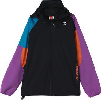 adidas originals Colorblock Athleisure Casual Sports Jacket Black GC8703