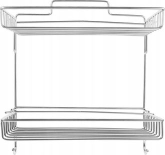 OEM Estante Ducha Mural Inox Ganchos Plegables