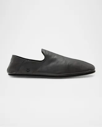John Varvatos Men & apos;s Lodge Shearling-Lined Leather Moccasins