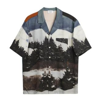 Soulland Overhemd - unisex - Korte mouwen Overhemden - Veelkleurig - S/M - Overhemden