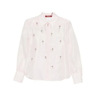 Max Mara Shirts, female, Pink, Size: M Shirt Max Mara Studio