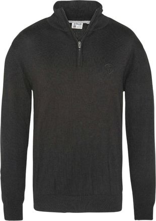 Schott NYC Pull camionneur coton - Heren - Sweatshirts & Hoodies - Zwart - Maat: S Katoen