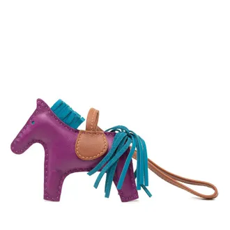 Herm&egrave;s Pre-owned Hermes Milo Lambskin Grigri Rodeo Bag Charm PM Unisex 7BM6X50FUBYNADFI