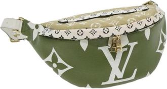Louis Vuitton Pre-owned Monogram Canvas Body Bag - Dames - Vintage Heuptassen - Groen - ONE Size - Vintage
