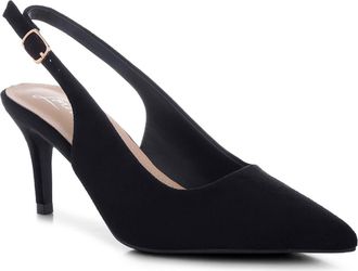 London Rag Theobs Pointed Toe Slingback Pump in Black at Nordstrom Rack, Size 8.5