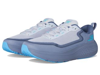 Skechers Mens Go Run Supersonic Max, Silver/Taupe, 9.5 X-Wide