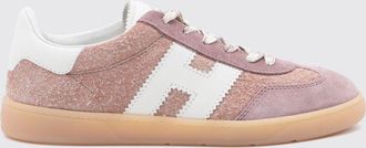 Hogan Sneakers Cool in pelle nabuk e scamosciata con monogramma laterale