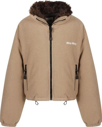 Miu Miu Mujer, Chaquetas, Marr&oacute;n, Talla: S