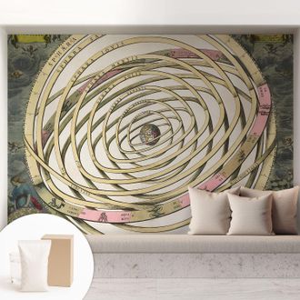 Tulup Carta Da Parati - Fotomurale In Vlies - Per Decorazione Pareti - Per La Cucina Camera Da Letto Per La Soggiorno Spirale Cosmica 208x146 Cm