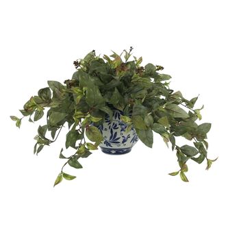 Creative Displays Inc. Magnolia Leaf Plant in a Ceramic Vase