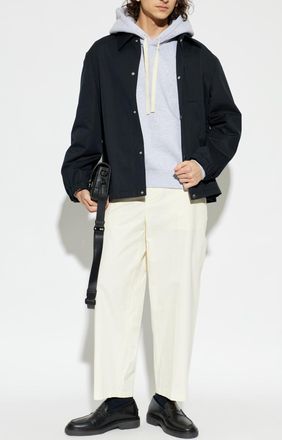 Jil Sander Hoodie, Mens, Grey