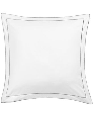 Melange Home M&eacute;lange Home 600 Thread Count Framed Embroidery Sateen Euro Sham Set