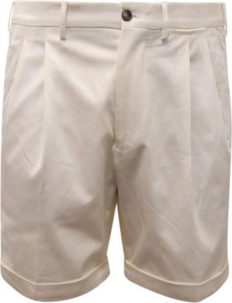 Santaniello Bermuda Baia Shorts Made in Italy - Heren - Korte Broeken - Wit - M - Korte Broeken