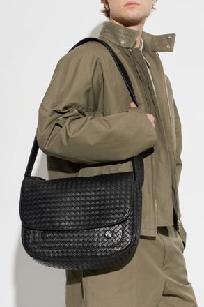 Bottega Veneta Veneto Large Bag, Mens, Black