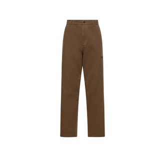Moncler Moncler Stretch Gabardine Pants, Men, Green, Size: 48