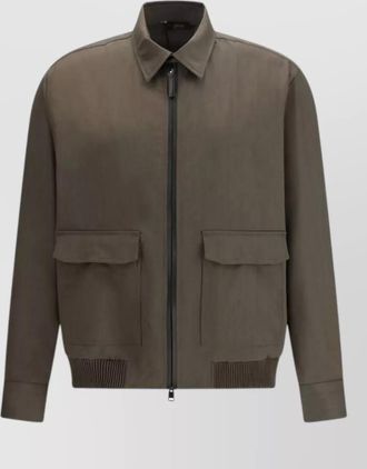 Brioni wool full-length single-breasted coat