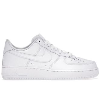 Nike Sneakers, male, White, Size: 14 1/2 US White Air Force 1 Low Sneaker