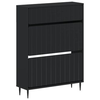 vidaXL Armario Zapatero Zwolle 78 X 24 X 103 Cm Madera De Ingenier&iacute;a Vidaxl