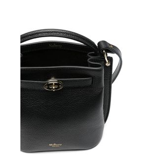 Mulberry Calfskin Leather Shoulder Bag - Black