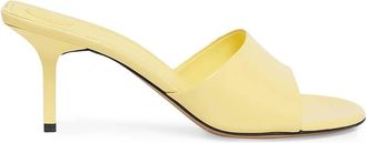 Jacquemus Womens Cubisto Mules In Light Yellow