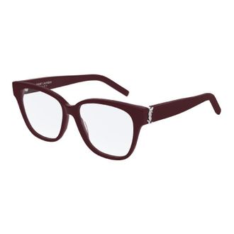 Saint Laurent SLM33006 Square Full Rim Eyeglasses - Red