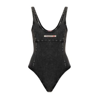 Diesel Body, female, Gray, Size: 2XS Phoebe-Dnm Bodysuit