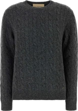 Valentino Truien & Vesten, Dames, Grijs, L, Leer, Maglia