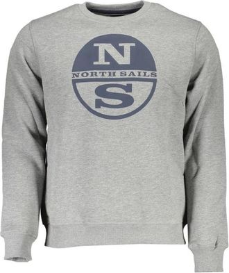 North Sails Crew Neck Sweatshirt - Heren - Sweatshirts - Grijs - XL - Katoen - Hoodies & sweatvesten