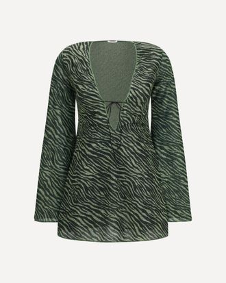 Os&eacute;ree Lumi&egrave;re Animalier mini Dress Female S