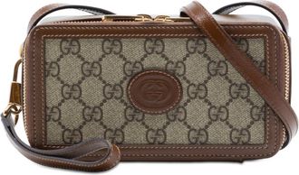 Gucci Pre-owned Gucci GG Supreme Interlocking G Crossbody Ladies HO41VNVOX6H8GR3L