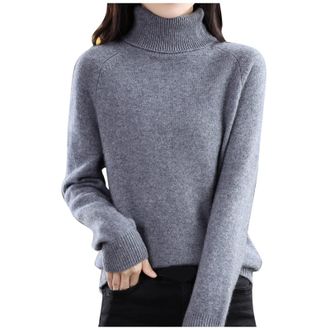 Generic SDERG Cashmere Jumpers Ladies Jumper Womens Womans Jumper Ladies Sleeveless Jumper Womens V Neck Jumpers Ladies Long Winter Jumpers Jumper with Collar