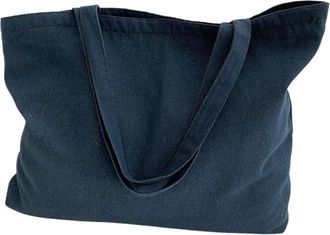 Generic Solid Color Simple Womens Shoulder Bag Large Capacity Portable Ladies Shopping Retro Handbags(M light blue)